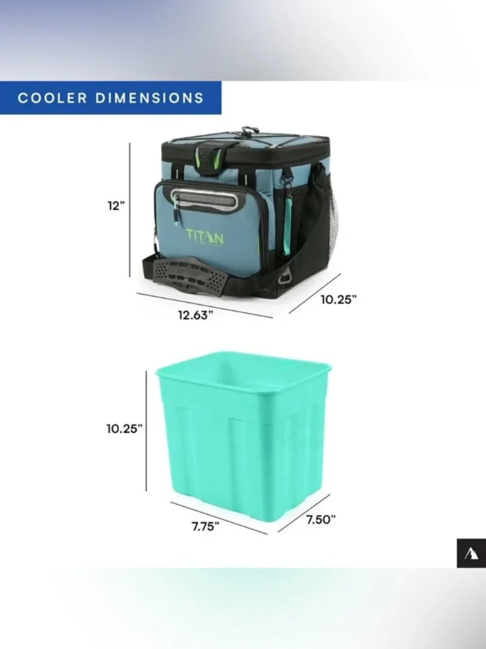 NWT Titan by Arctic Zone 24 Can, 16 Quart Zipperless Soft Cooler
